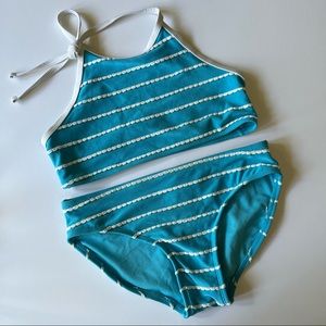 Girls Cat & Jack Swim Bikini Medium— size 7/8